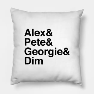 Helvetica Droogs Pillow