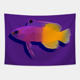 COLORFUL CORAL REEF FISH Tapestry