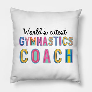 Gymnastics Coach Gifts | World's cutest Gymnastics Coach Pillow