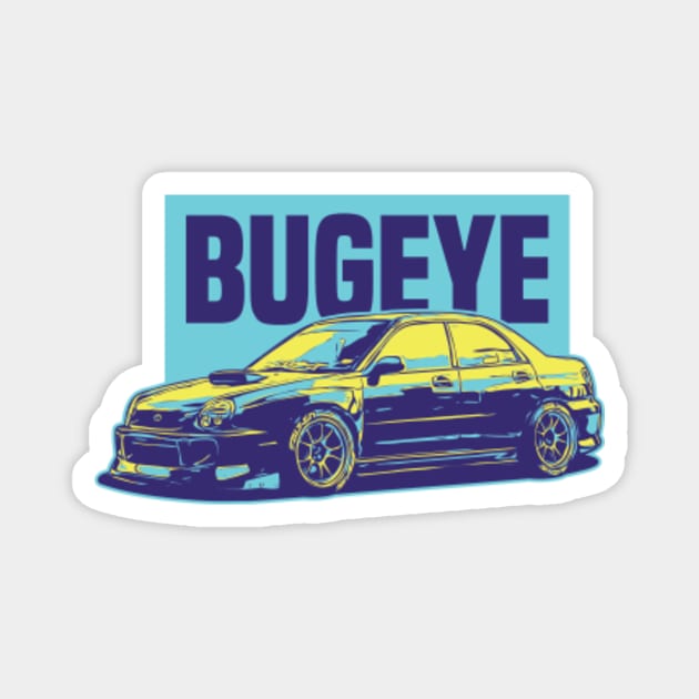 Subie Bugeye JDM Sport Car Subaru Sti TeePublic