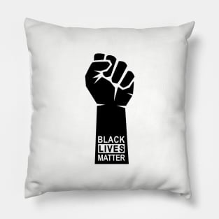 Black lives matter, fist fighting Pillow