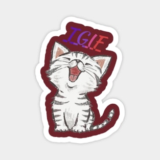 TGIF Funny Cat Magnet