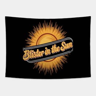 Blister In the Sun Script Effect Tapestry