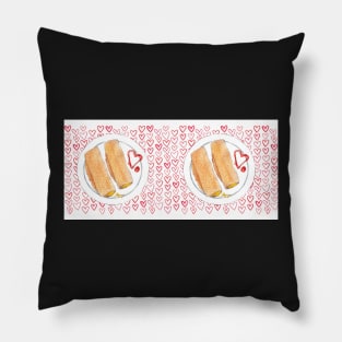 STOKE ON TRENT: OATCAKE LOVE Pillow