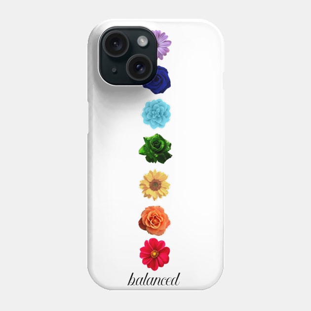 Seven Chakaras flower Art Phone Case by THE WANDER KEY