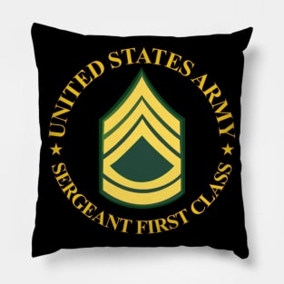 US Army - Sergeant First Class wo Bkgrd Pillow