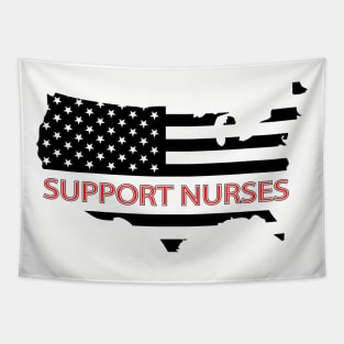 Support Nurses flag Tapestry