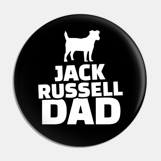 Jack Russell Dad Pin by Designzz