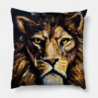 Lion with Crown Pillow