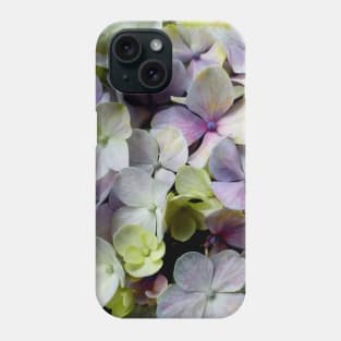 Hydrangea flower macro pattern Phone Case