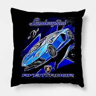 Lamborghini Aventador Iconic Super Sport Car Pillow