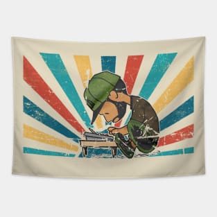 Retro art Tapestry