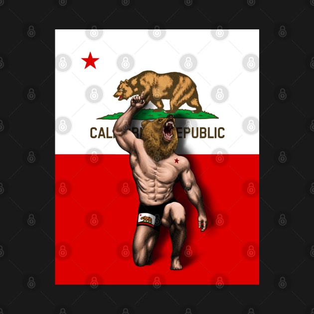 California Bear Flag - Cali love - California Love by undersideland