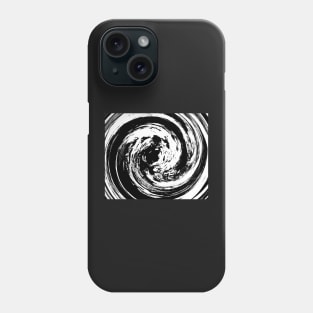 Black And White Eye. Cyclone. Phone Case