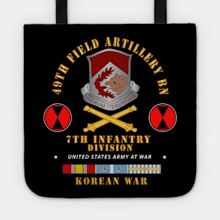 49th Field Artillery Bn- 7th Inf Div -  KOREA UN SVC Tote