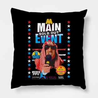 Main Event VHS vintage style t-shirt Pillow