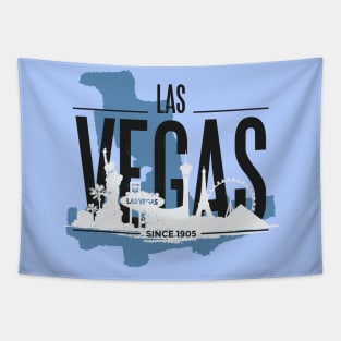 Las Vegas Skyline Design Tapestry