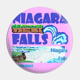 niagara falls, oil painting Pin