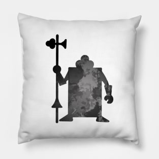 Card Inspired Silhouette Pillow