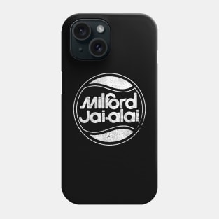 Milford Jai-Alai - Retro 1970s Aesthetic Phone Case