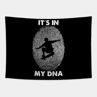 Skateboarding Funny It's in my DNA t gift for skaters Tapestry