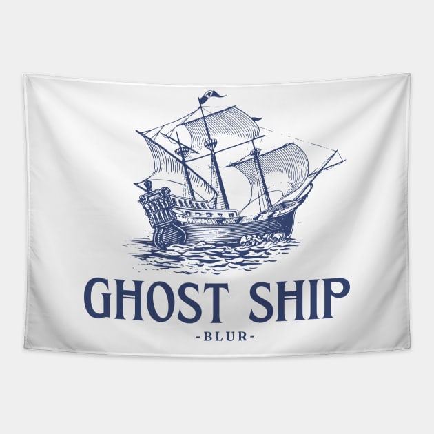 Ghost ship Tapestry by Animals Project