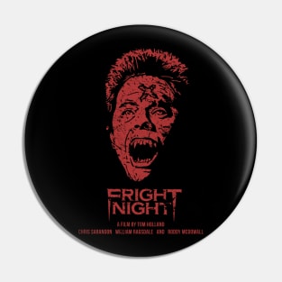 Fear and horror in a Vampire Fright Night Pin