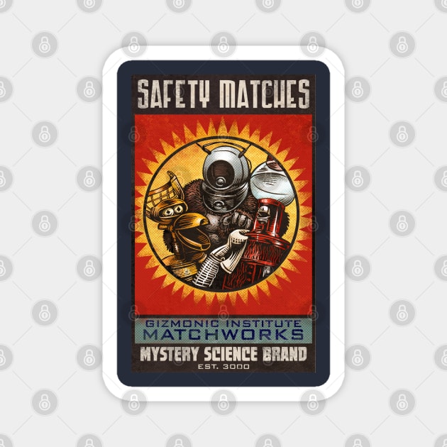 MST3K Matches Magnet by ChetArt