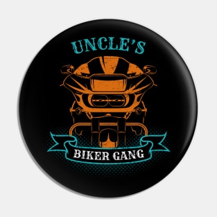 Uncle's Biker Gang Father's Day Pin