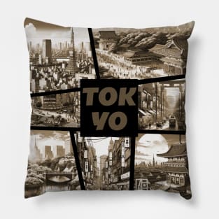 JAPANESE CITY - TOKYO - TRAVEL -2 Pillow