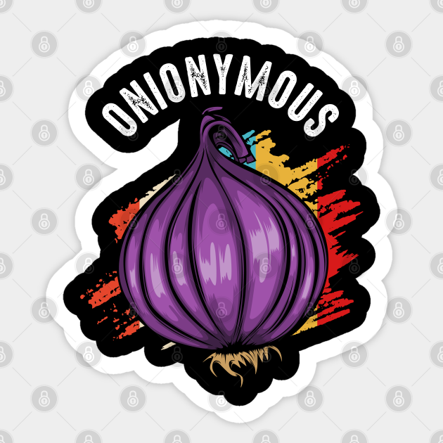 Onionymous Retro Style Onions Funny Onion Puns Onion Sticker Teepublic Thank you all for being so fantabulous!!! onionymous retro style onions funny onion puns