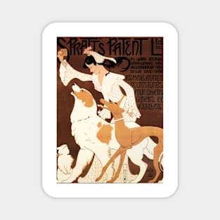 SPRATT'S Patent Biscuits DOG FOOD Advertisement Vintage Art Nouveau Magnet