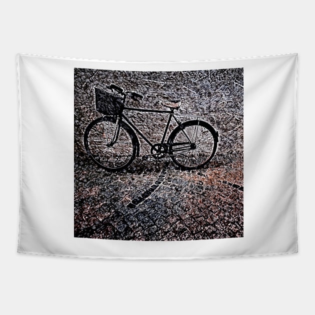 LET'S GO RIDE A BIKE. CREATIVE SERIES 4 Tapestry by mister-john