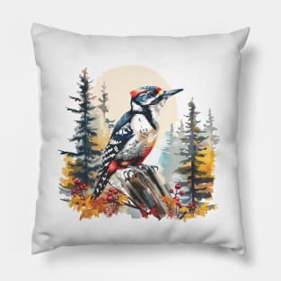 Woodpecker Pillow