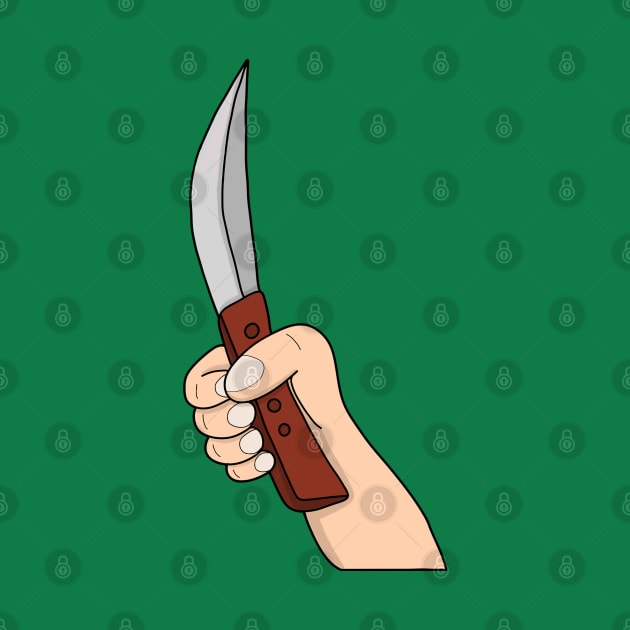 A hand holding a knife by DiegoCarvalho