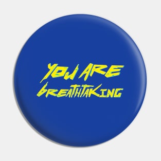 You Are Breathtaking Keanu Reeves Pin