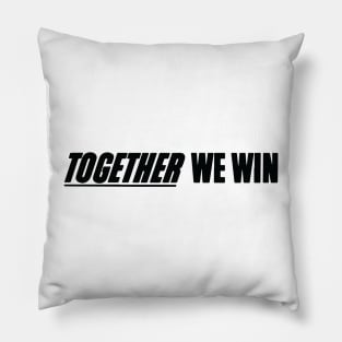 Together we win! Pillow