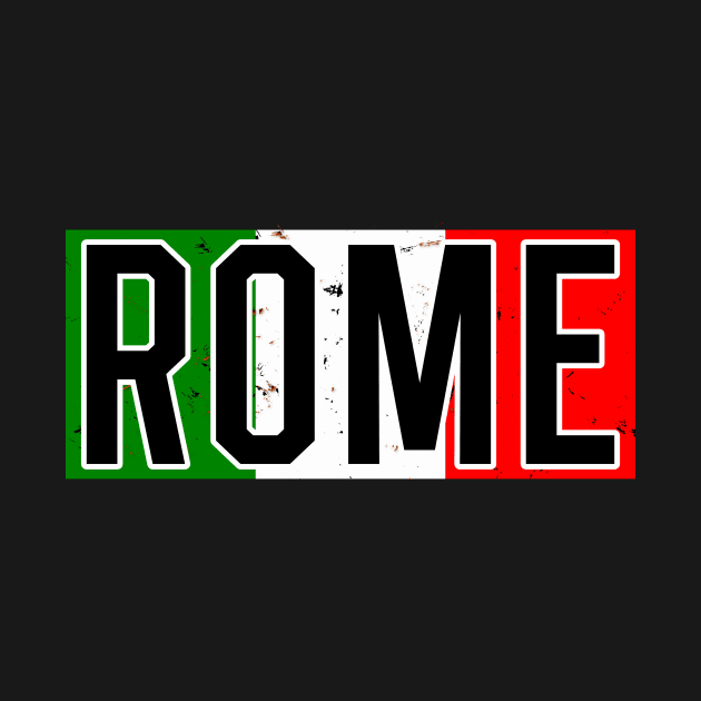 Rome Italian Flag novelty gifts by B89ow