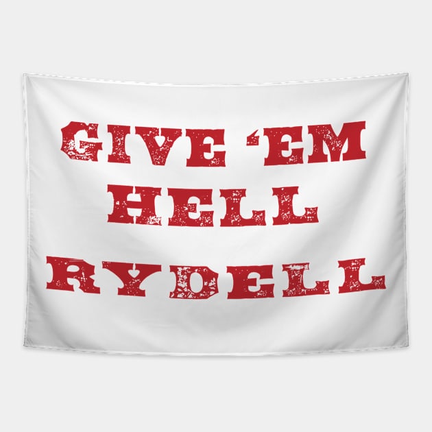 Rydell High Cheer Tapestry by The E Hive Design