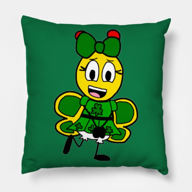 St. Patrick's Day Belle Pillow by BabyLambCreations143