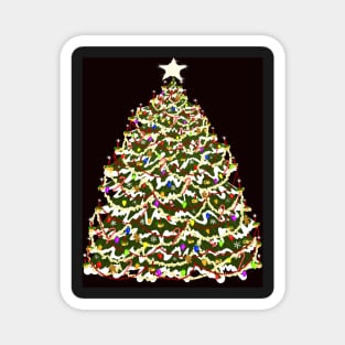 Nostalgic Christmas Tree Magnet