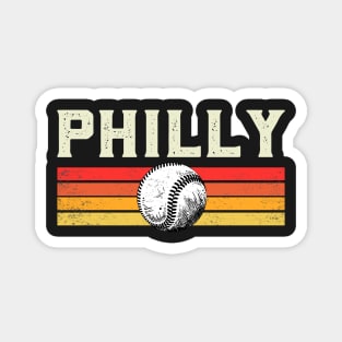 Philly Retro vintage Baseball Magnet