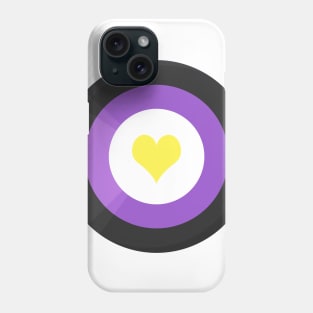 Pride Shield - Nonbinary Phone Case