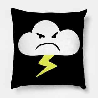 grim cloud Pillow