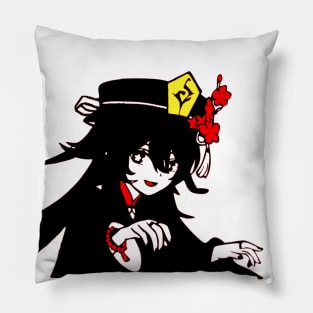 Spooky Hu Tao Genshin Impact Pillow