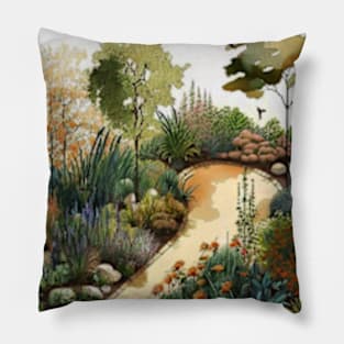 Beautiful Wildflowers garden Pillow