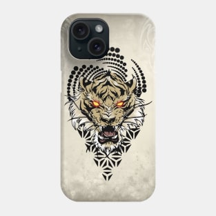 Awesome tiger head Phone Case