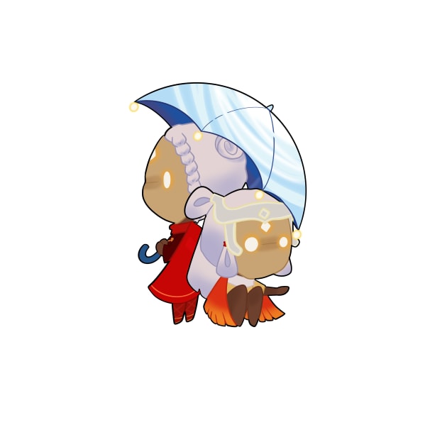 Under my umbrella by dragonlord19