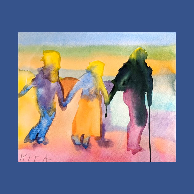 Folk Dance with Friends by Rita Winkler