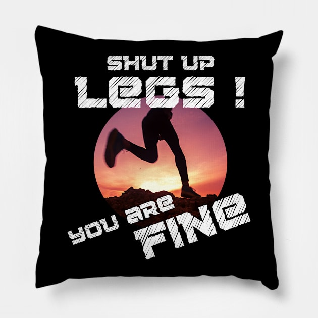 Shut Up Legs You Are Fine Pillow by Dreanpitch